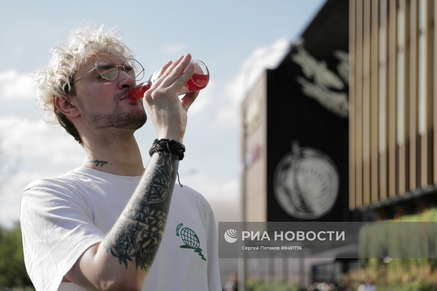 Жаркая погода в Москве