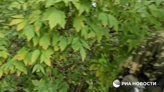 Бойцы минометного расчета 1-й гвардейской танковой армии ЗВО