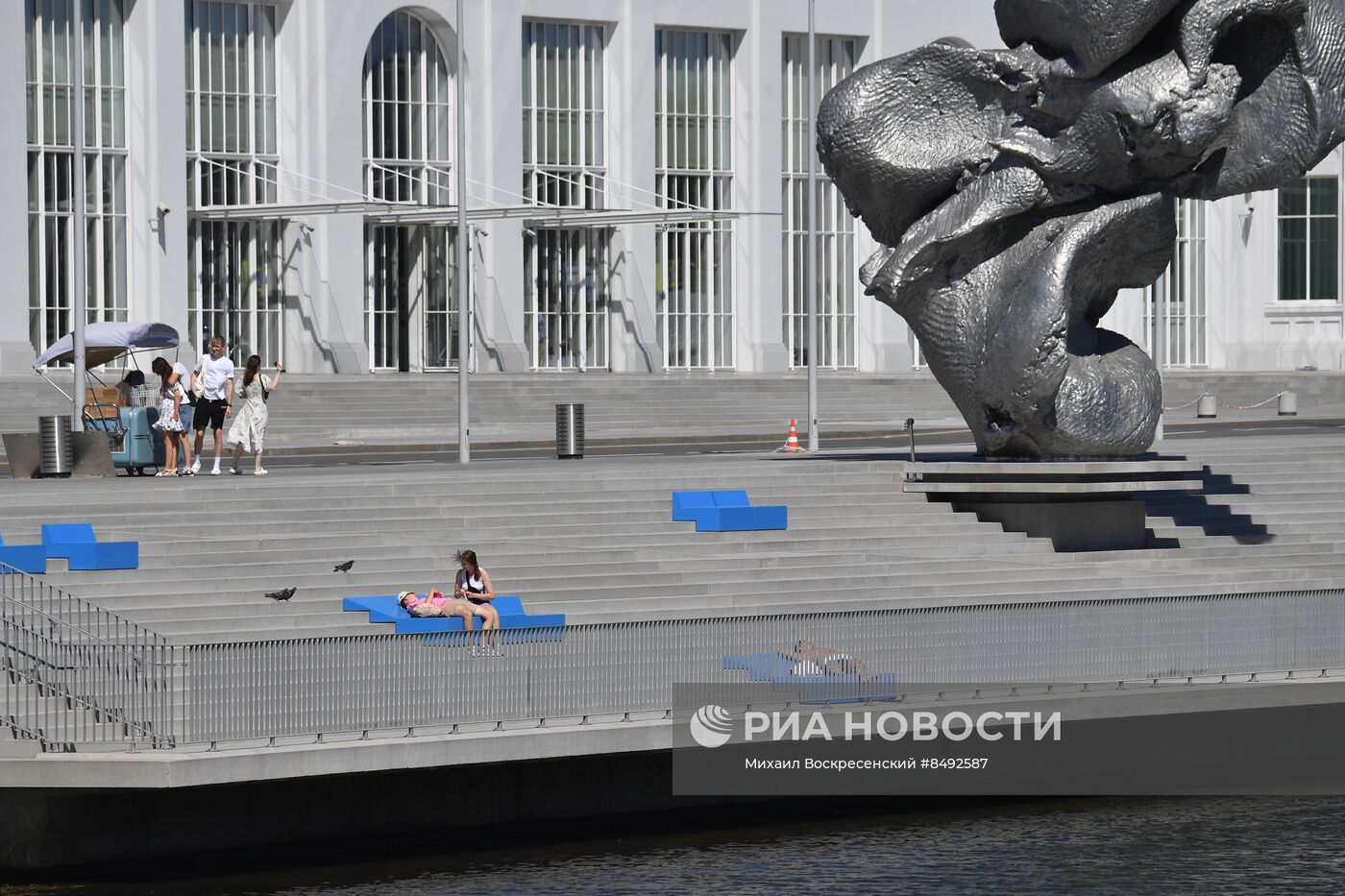 Жаркая погода в Москве