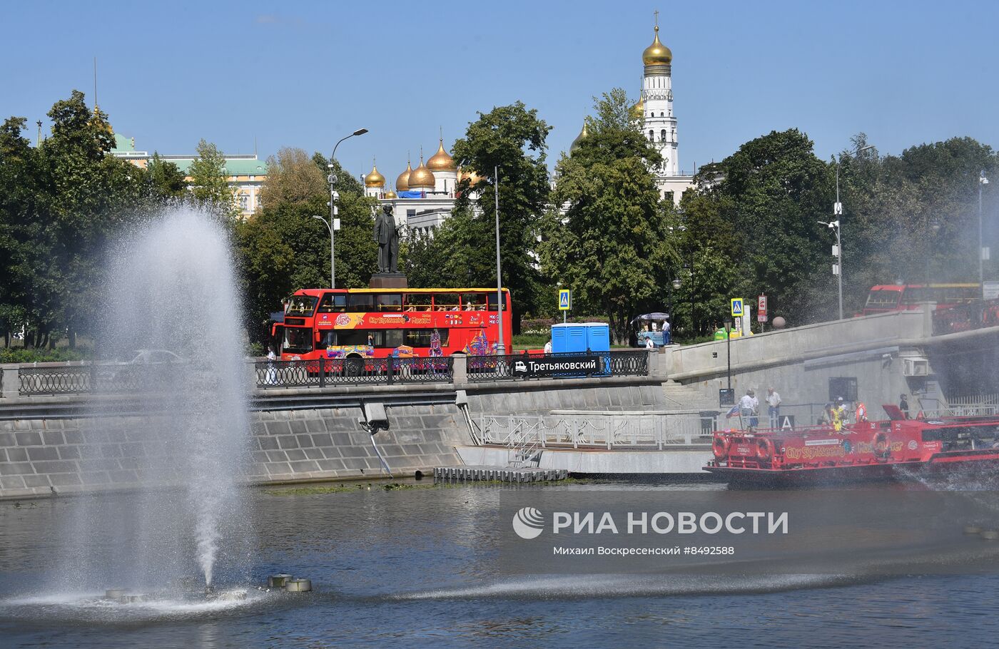 Жаркая погода в Москве