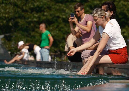 Жара в Санкт-Петербурге