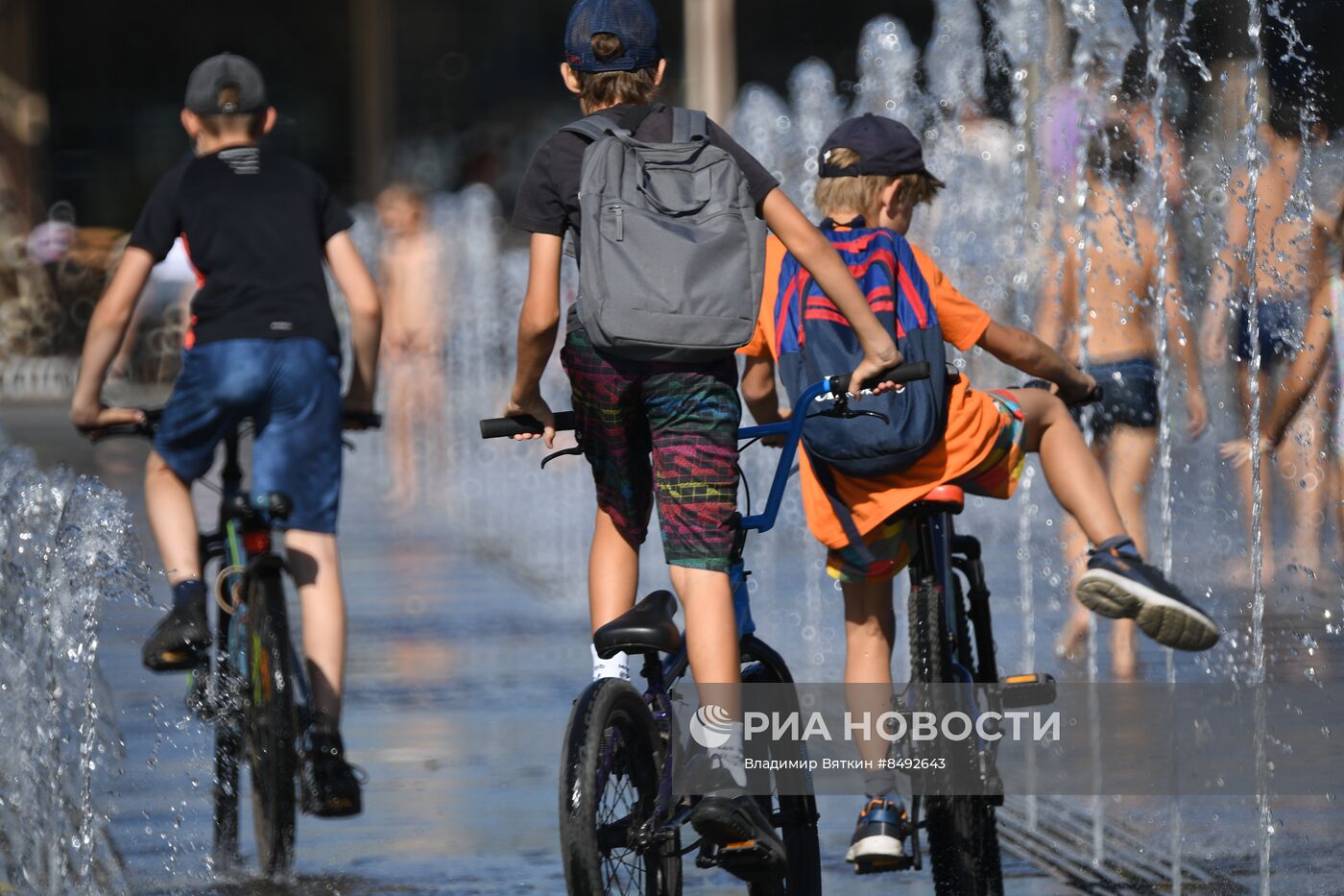 Жаркая погода в Москве