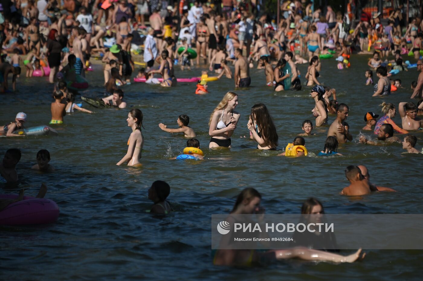 Жаркая погода в Москве