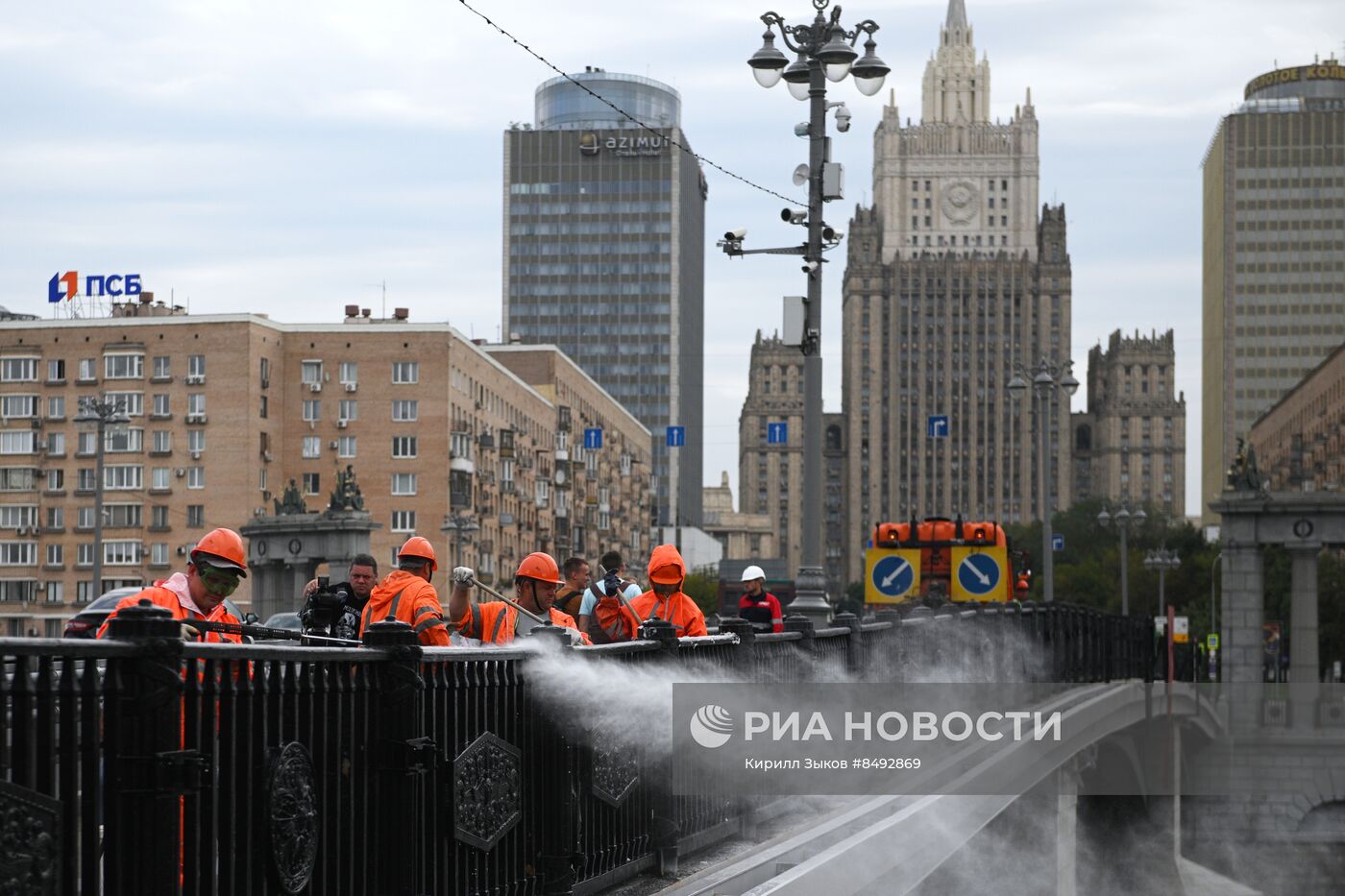 Промывка Бородинского моста
