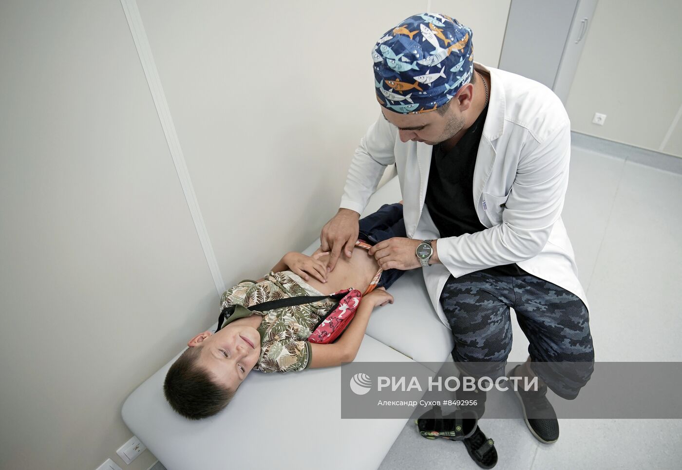 Работа выездной бригады врачей из Тулы в Мариуполе