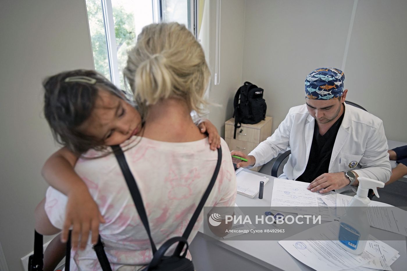 Работа выездной бригады врачей из Тулы в Мариуполе