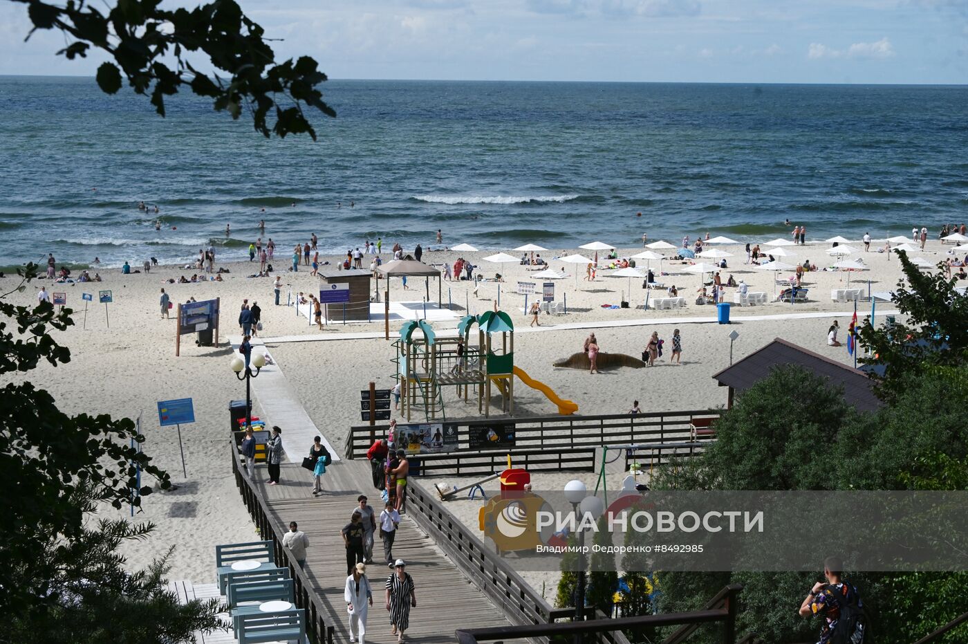 Пляжи в поселке Янтарный в Калининградской области