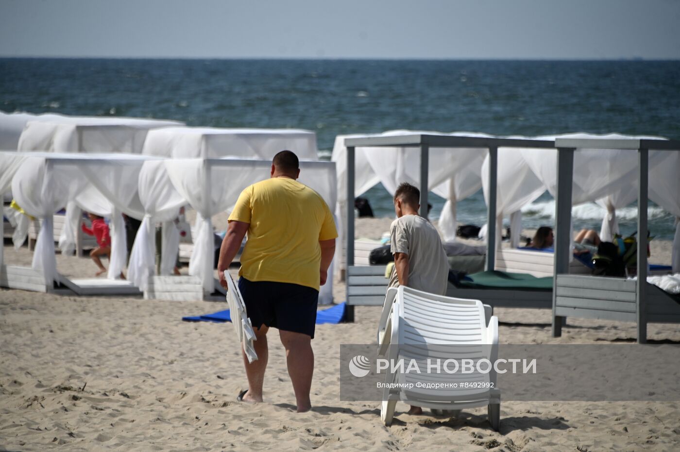 Пляжи в поселке Янтарный в Калининградской области