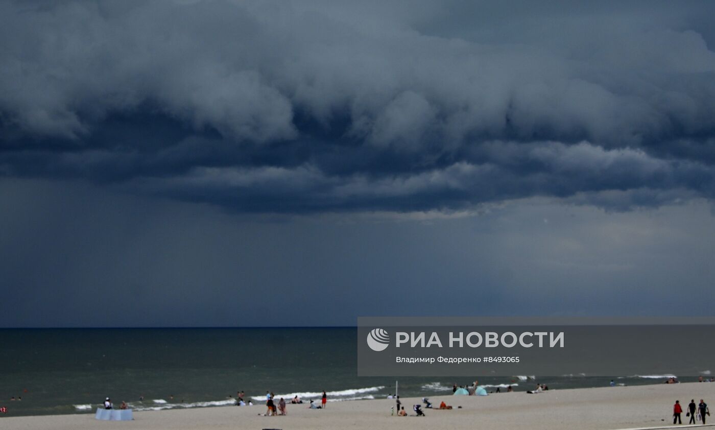 Пляжи в поселке Янтарный в Калининградской области