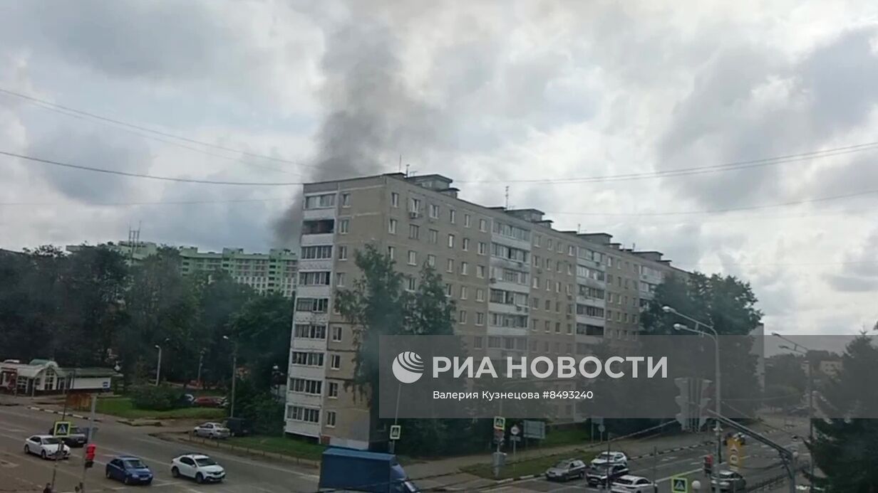 Взрыв на территории Загорского оптико-механического завода в Сергиевом Посаде