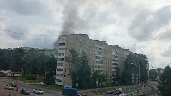 Взрыв на территории Загорского оптико-механического завода в Сергиевом Посаде