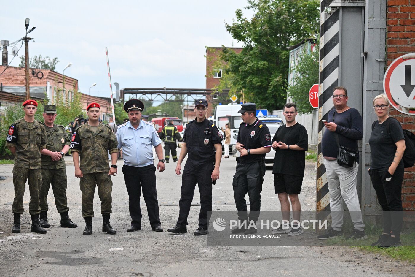 Взрыв на территории Загорского оптико-механического завода в Сергиевом Посаде