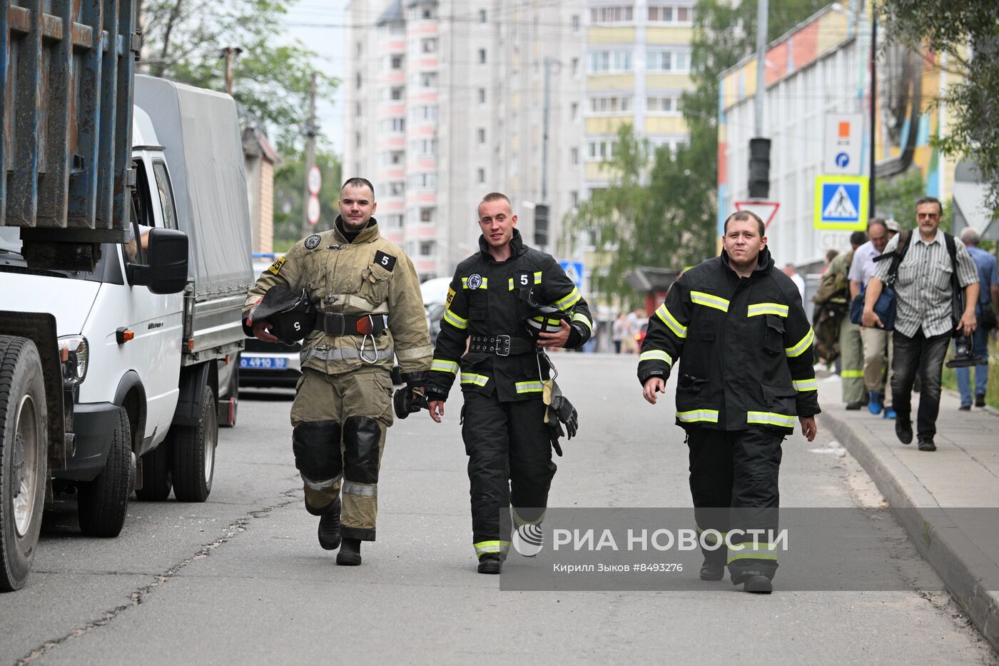 Взрыв на территории Загорского оптико-механического завода в Сергиевом Посаде