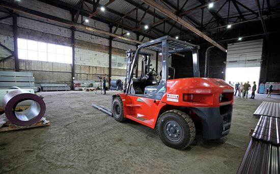 В Мариуполе открыли площадку по производству металлоконструкций