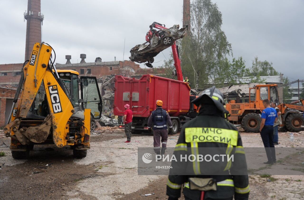 Взрыв на территории Загорского оптико-механического завода в Сергиевом Посаде