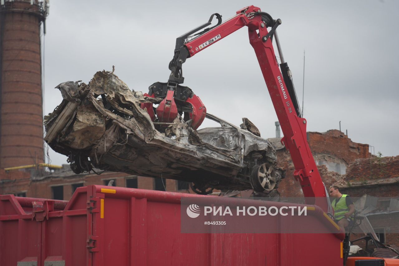 Взрыв на территории Загорского оптико-механического завода в Сергиевом Посаде