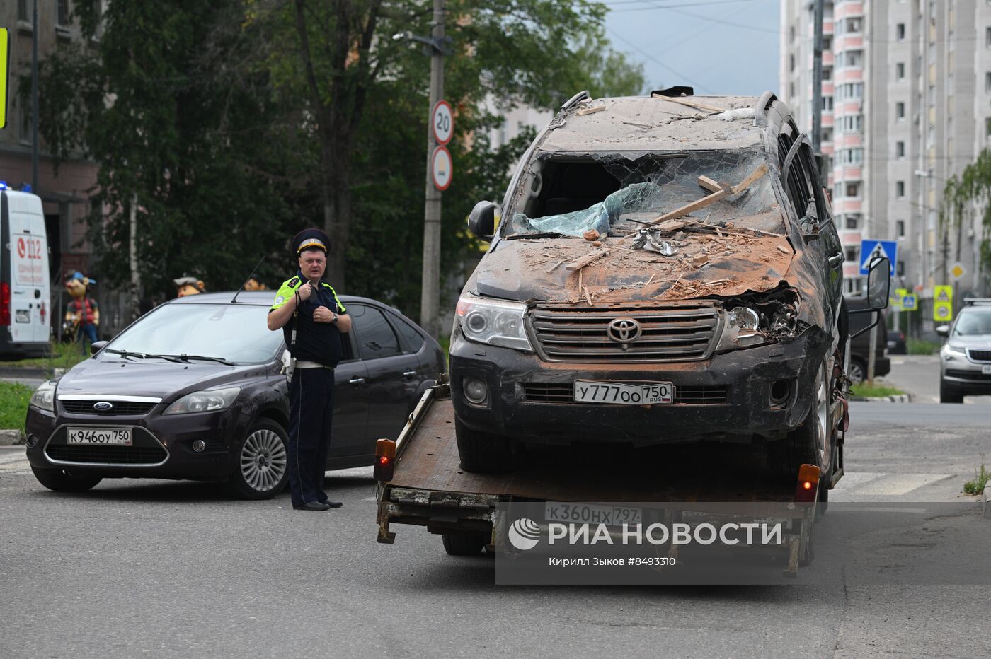 Взрыв на территории Загорского оптико-механического завода в Сергиевом Посаде