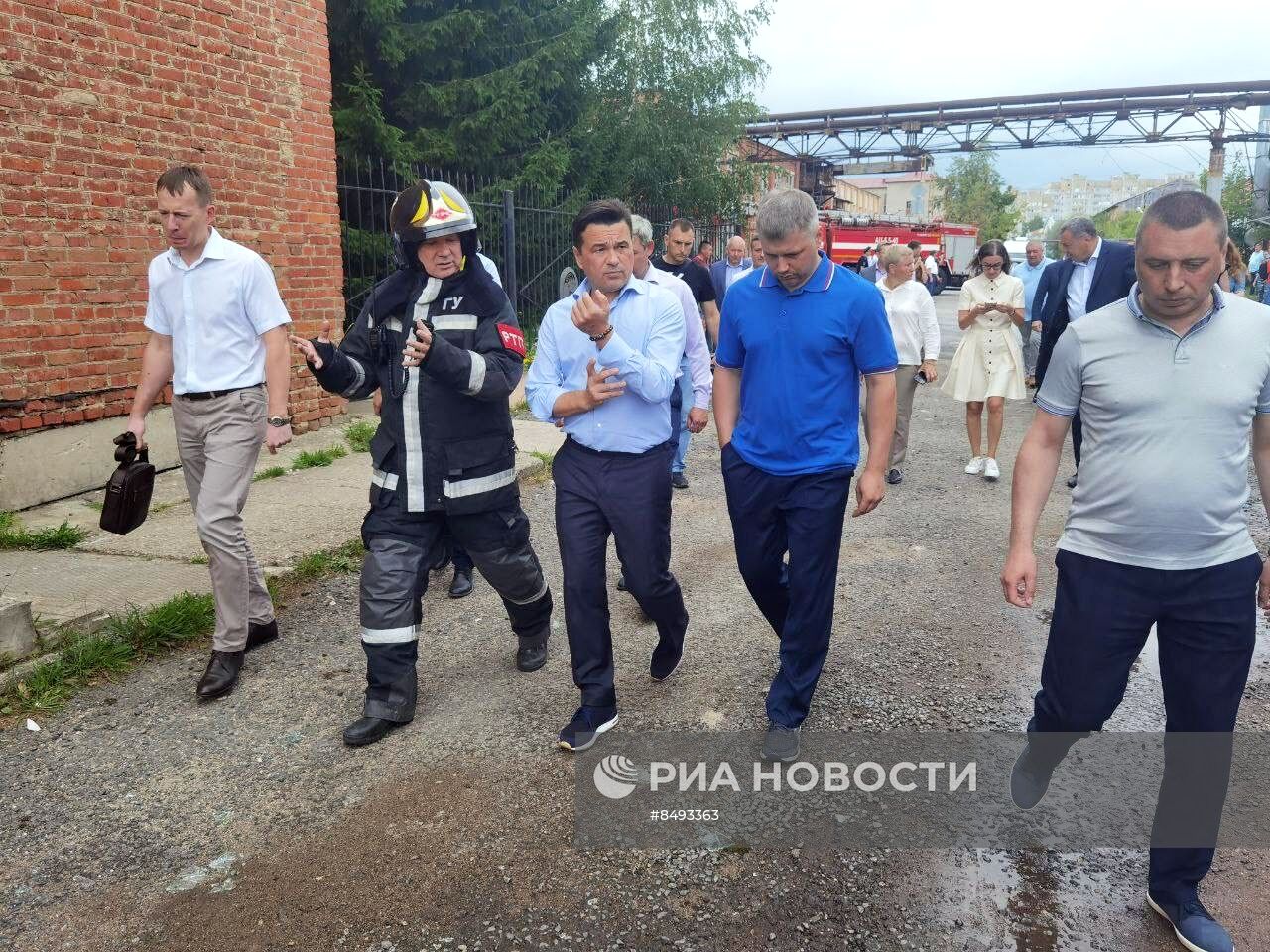 Взрыв на территории Загорского оптико-механического завода в Сергиевом Посаде