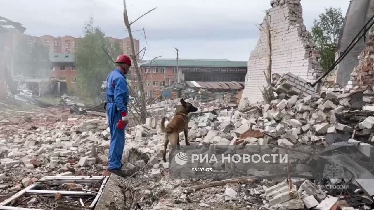 Взрыв на территории Загорского оптико-механического завода в Сергиевом Посаде