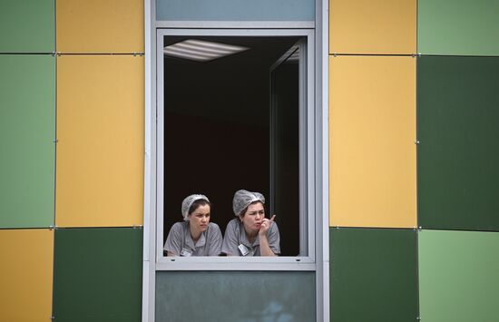 В районе Карамышевской набережной в Москве упал беспилотник