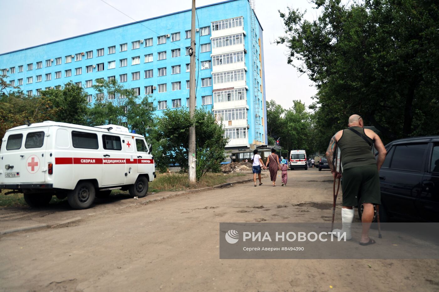 Строительство новой больницы в Мариуполе