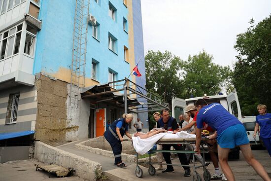 Строительство новой больницы в Мариуполе