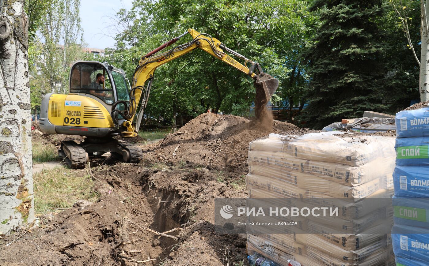 Строительство новой больницы в Мариуполе