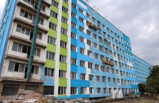 Строительство новой больницы в Мариуполе