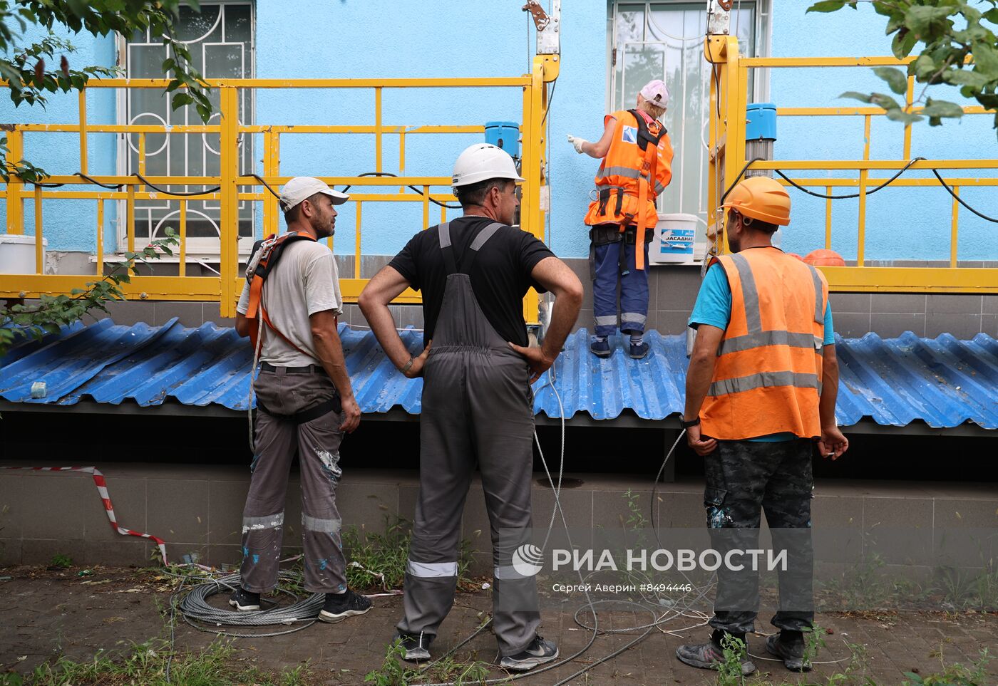 Строительство новой больницы в Мариуполе