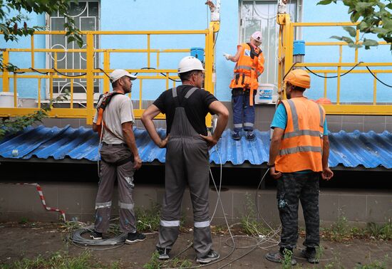 Строительство новой больницы в Мариуполе