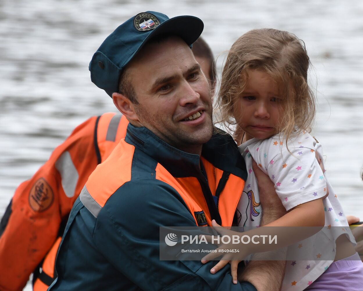 Подтопления из-за дождей в Уссурийске