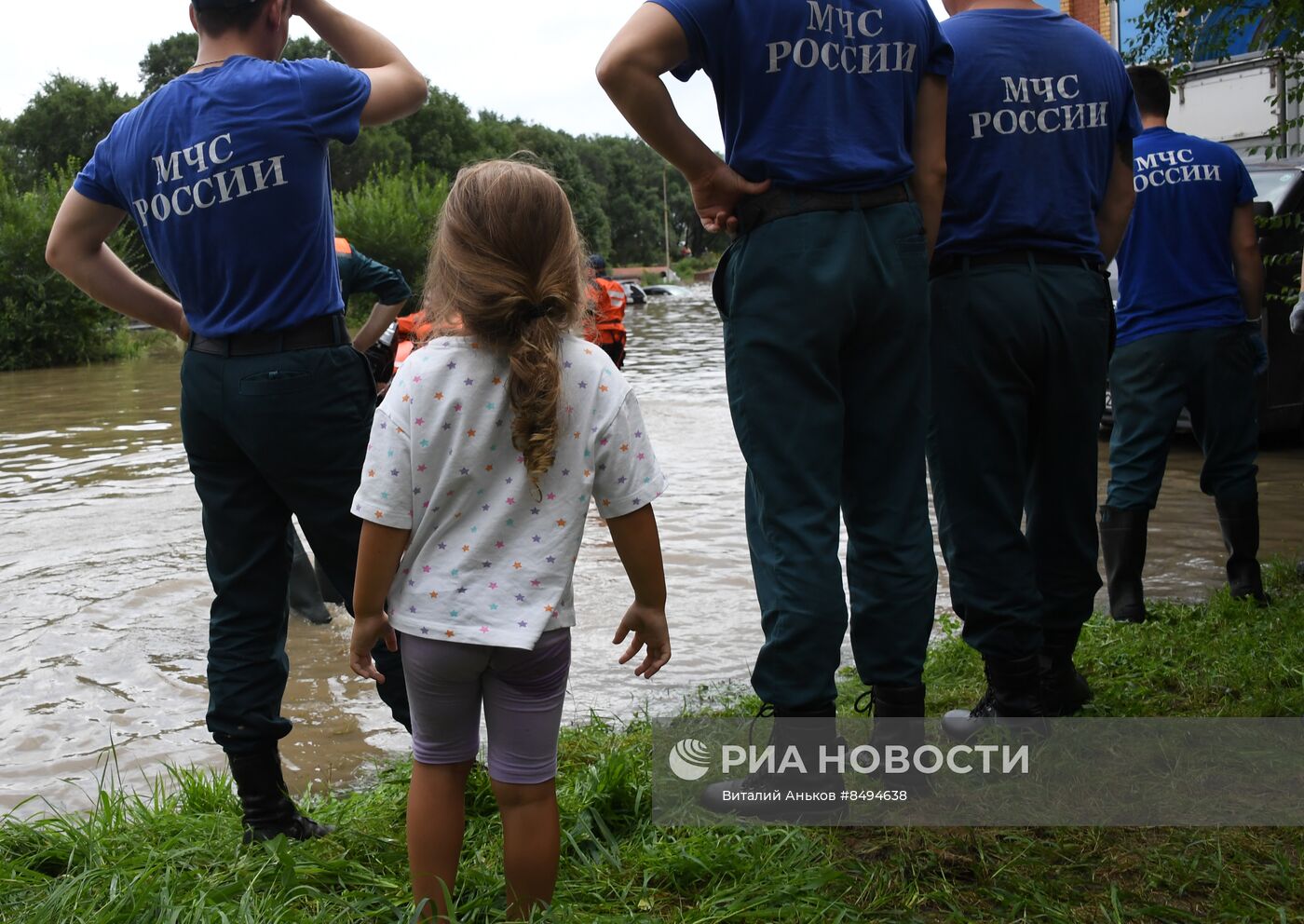 Подтопления из-за дождей в Уссурийске