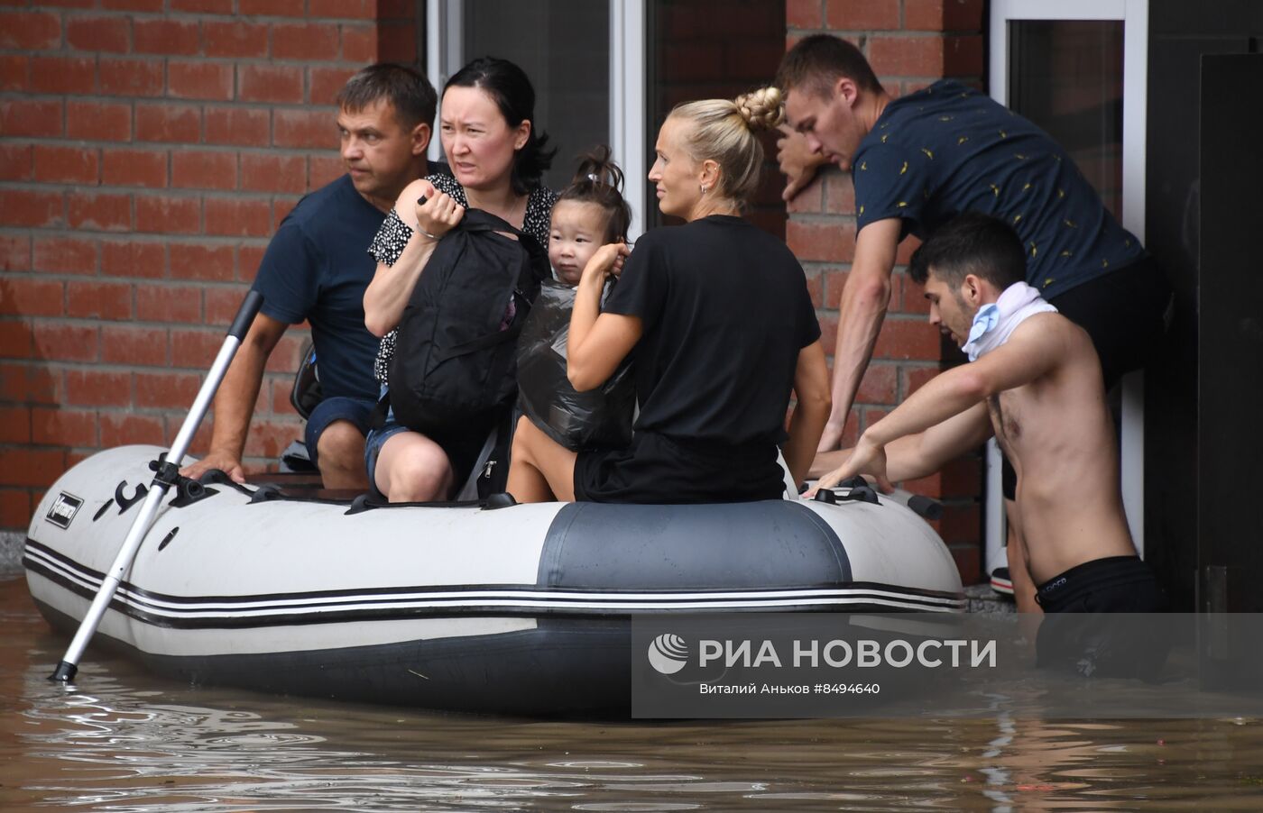 Подтопления из-за дождей в Уссурийске 