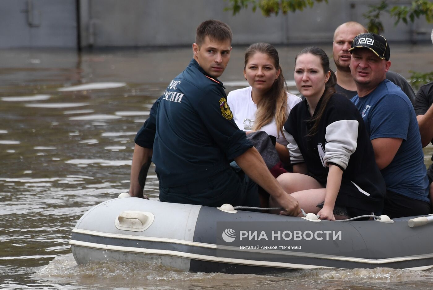 Подтопления из-за дождей в Уссурийске