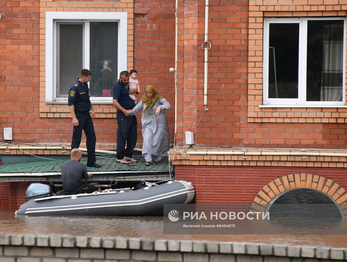 Подтопления из-за дождей в Уссурийске