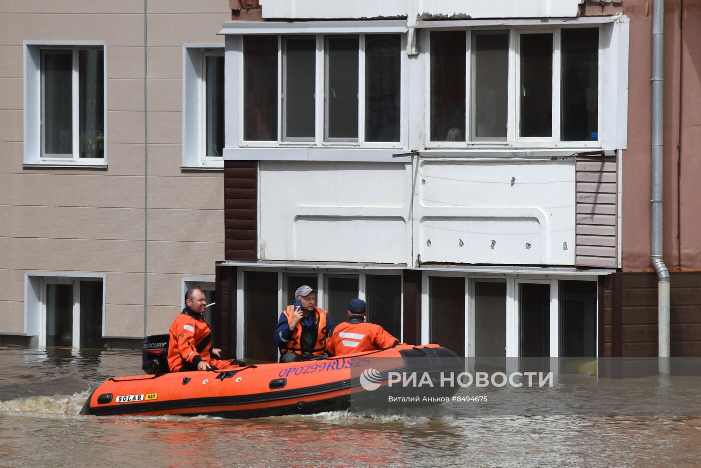 Подтопления из-за дождей в Уссурийске