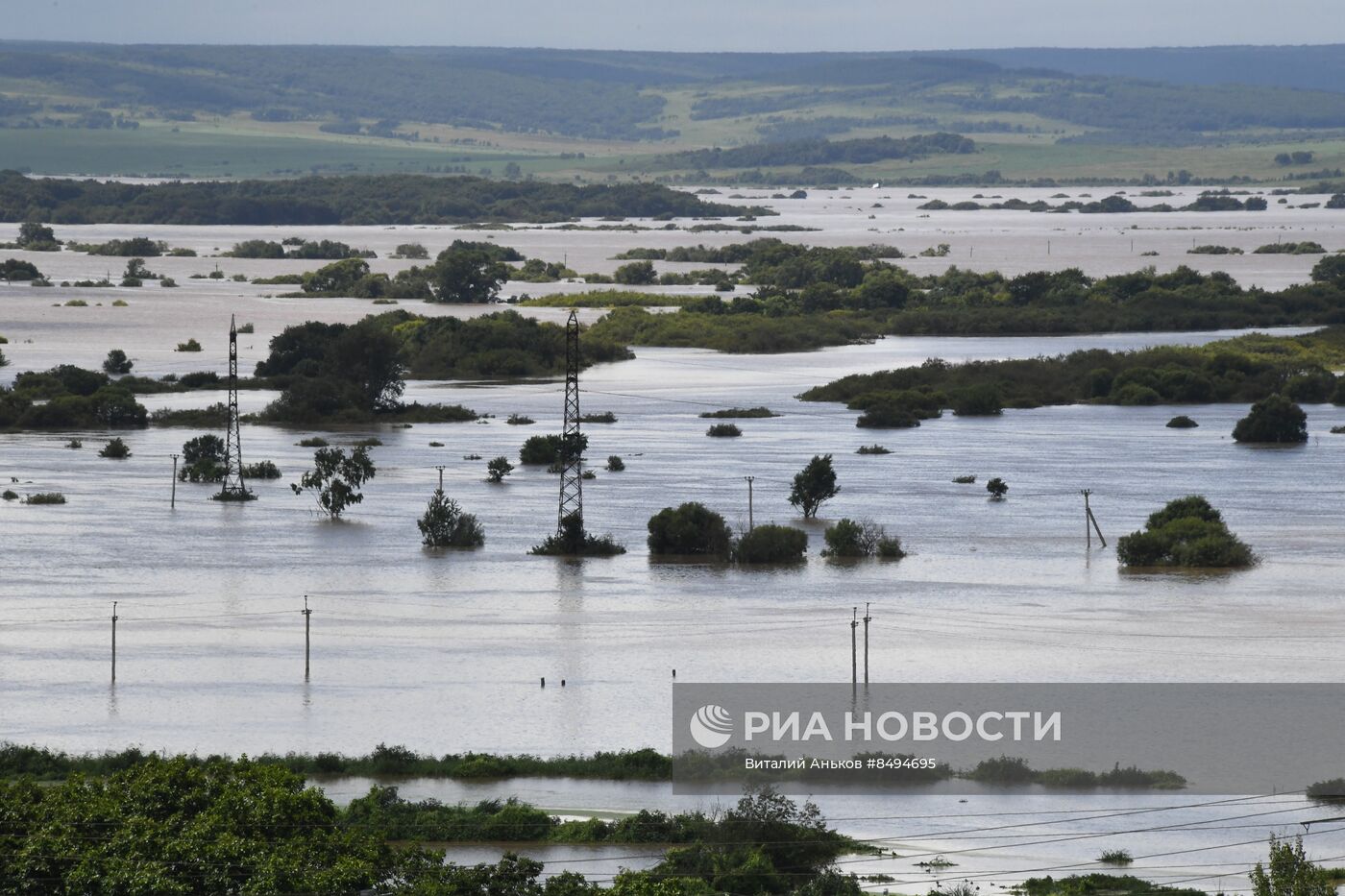 Подтопления из-за дождей в Уссурийске