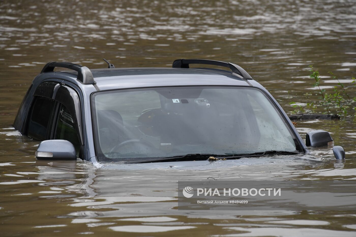 Подтопления из-за дождей в Уссурийске