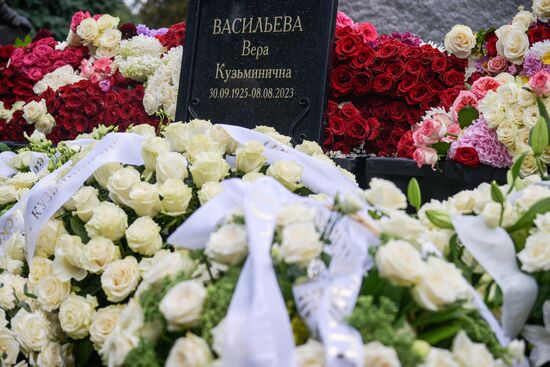 Прощание с народной артисткой СССР Верой Васильевой