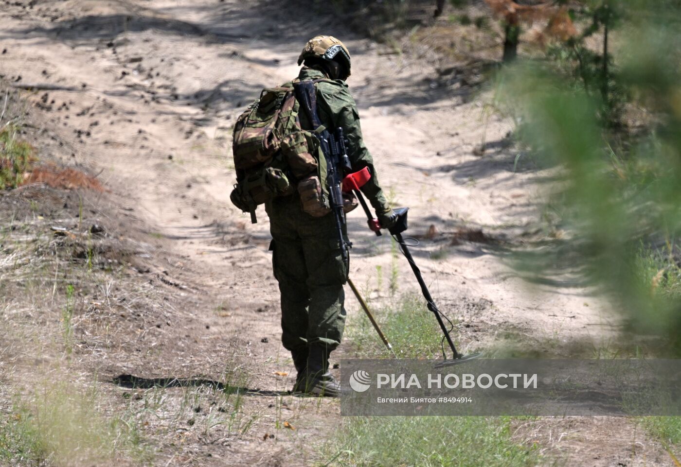 Работа инженерных подразделений ЦВО на Краснолиманском направлении