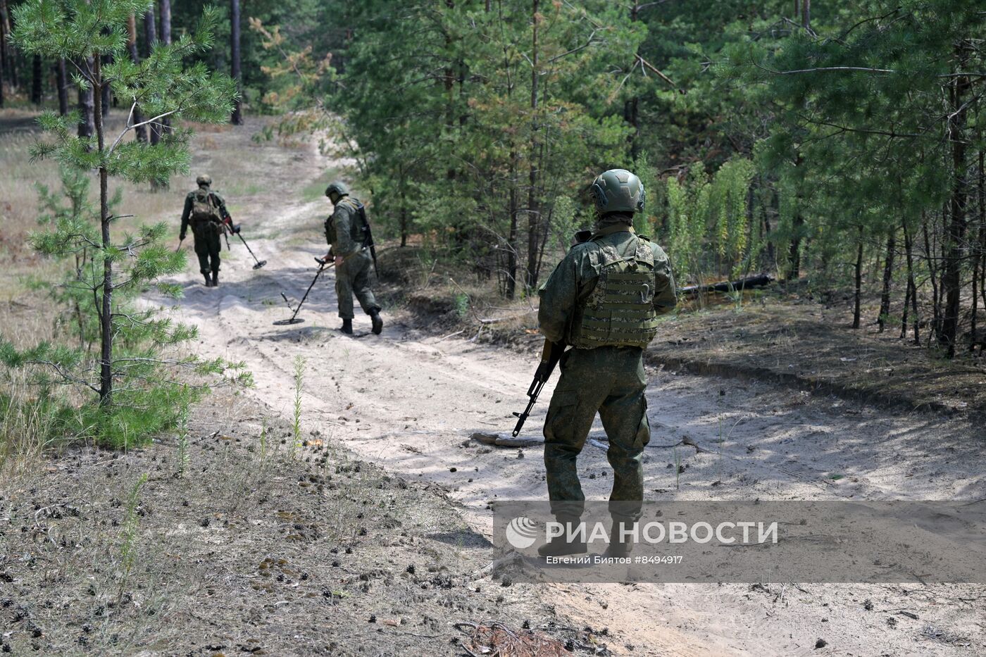 Работа инженерных подразделений ЦВО на Краснолиманском направлении