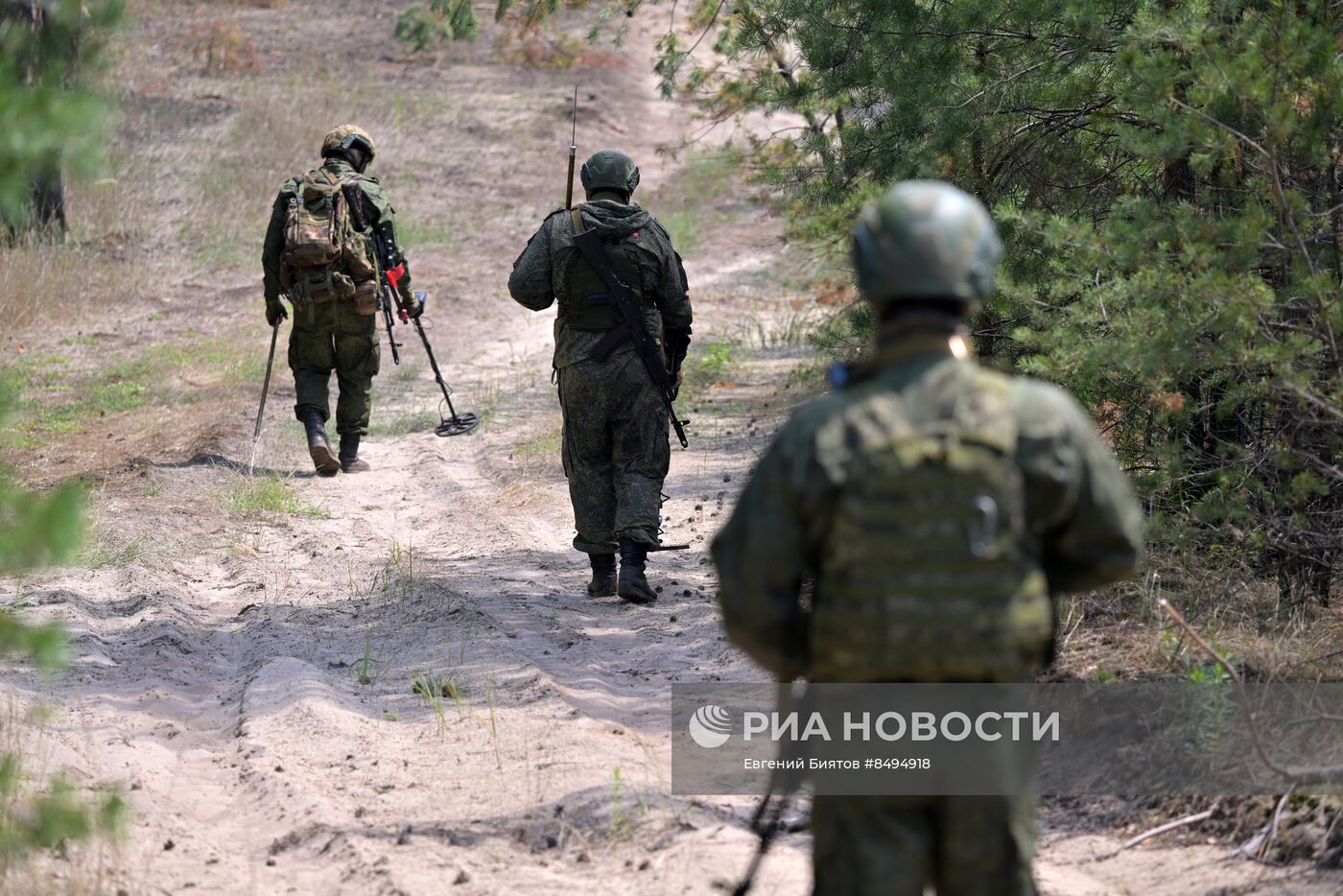 Работа инженерных подразделений ЦВО на Краснолиманском направлении