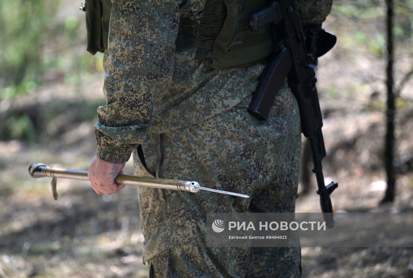 Работа инженерных подразделений ЦВО на Краснолиманском направлении