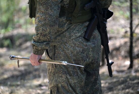 Работа инженерных подразделений ЦВО на Краснолиманском направлении