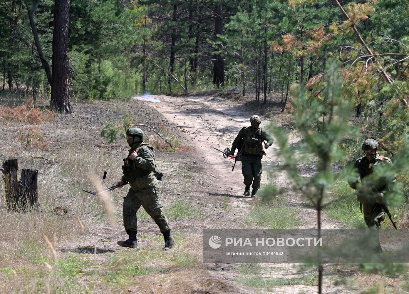 Работа инженерных подразделений ЦВО на Краснолиманском направлении