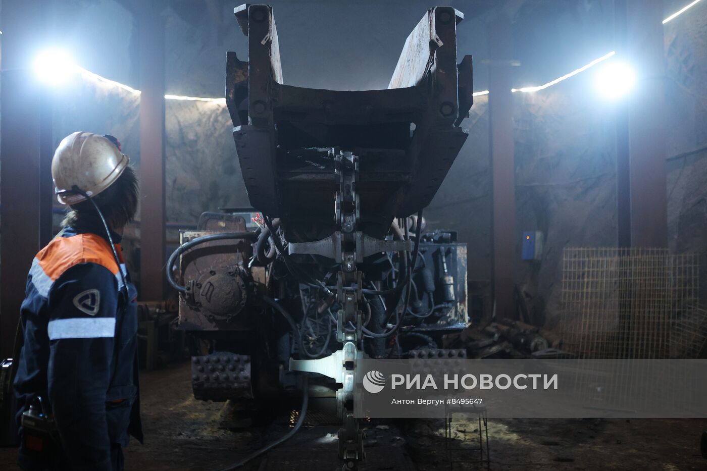 Работа на шахте Яковлевского ГОКа