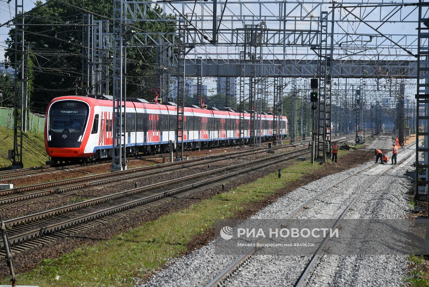 Подготовка к открытию МЦД-3 | РИА Новости Медиабанк