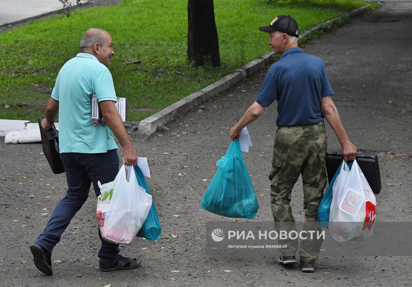 Сбор гуманитарной помощи пострадавшим от наводнения в Уссурийске