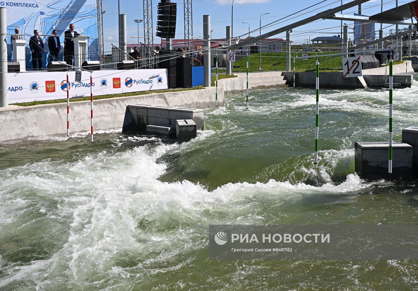 Открытие канала гребного слалома в Подмосковье