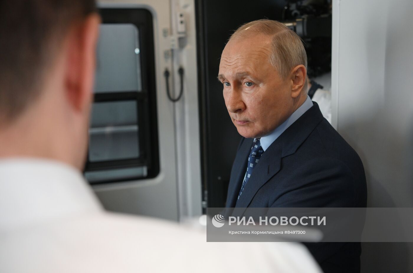 Президент РФ В. Путин принял участие в церемонии запуска пассажирского движения по МЦД-3